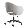 Office Desk Chair Combination With Armrest Design Multiple Colors Beige Blue Orange Green Caster Wheels