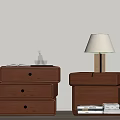 Simple bedside table 3d model