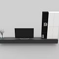 Modern Kitchen Appliances With Black White Cabinet Design And Sleek Finish
