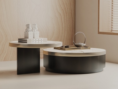 Modern coffee table model