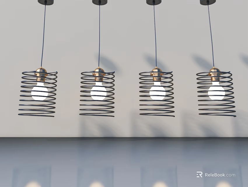 Modern Side Hinged Door With Glass Insert In Stylish Contemporary Interior Design 3d model