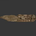 Natural Rocky Terrain With Irregular Rock Formations Scattered Stones And Uneven Surface