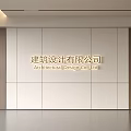 Modern Front Desk Background Wall Simple Background Wall Front Desk Reception Area Background Wall Company Front Desk Background Wall 3d model