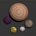 Sun Moon Solar System Saturn Jupiter Mars Earth Pluto Neptune Venus celestial body 3d model