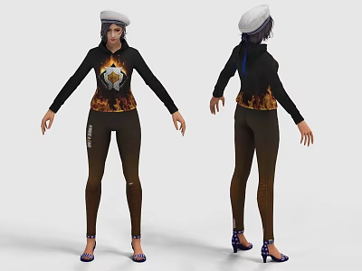beautiful woman 3d model