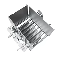 Heavy Duty Industrial Steel Equipment With Roller Structure Frame And Support Brackets