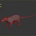 Cartoon Mouse Animated Mouse Grey Mouse Anime Mouse Cartoon Character 3d model