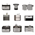Various Modern Stylish Bedroom Nightstand Designs With Storage Drawers And Decor