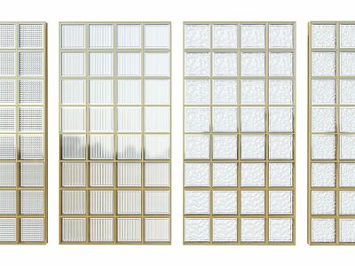 Modern Glass Tile Glass Partition Changhong Glass Crystal Tile Glass Screen Art Glass model