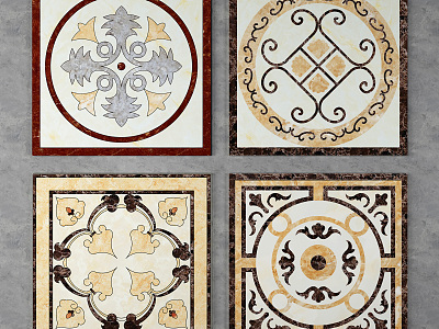 European-style floor tile floor mosaic tile model