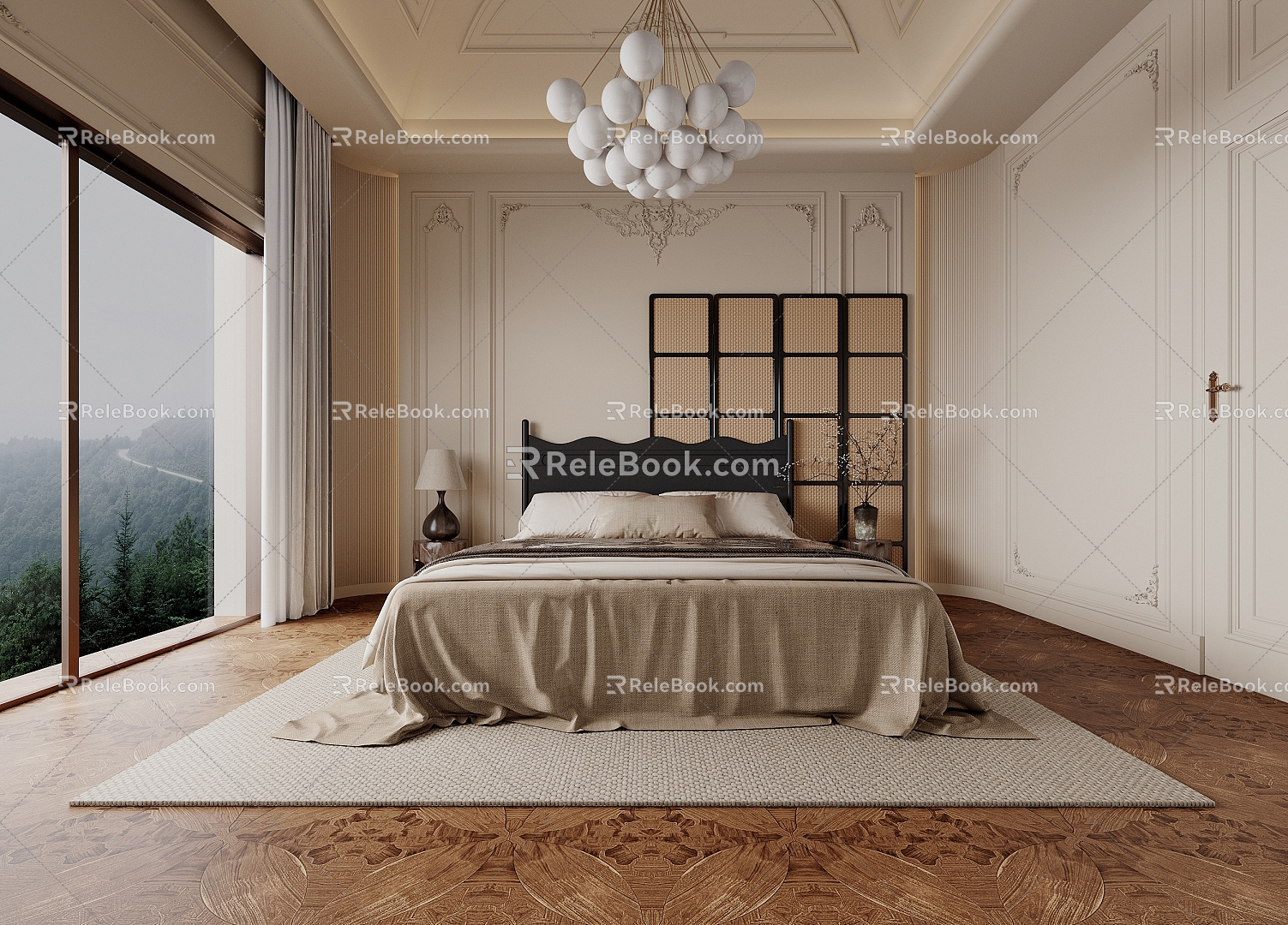 French Bedroom 3d model