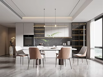 Modern Restaurant 3d model