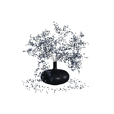 Modern floral ornaments 3d model