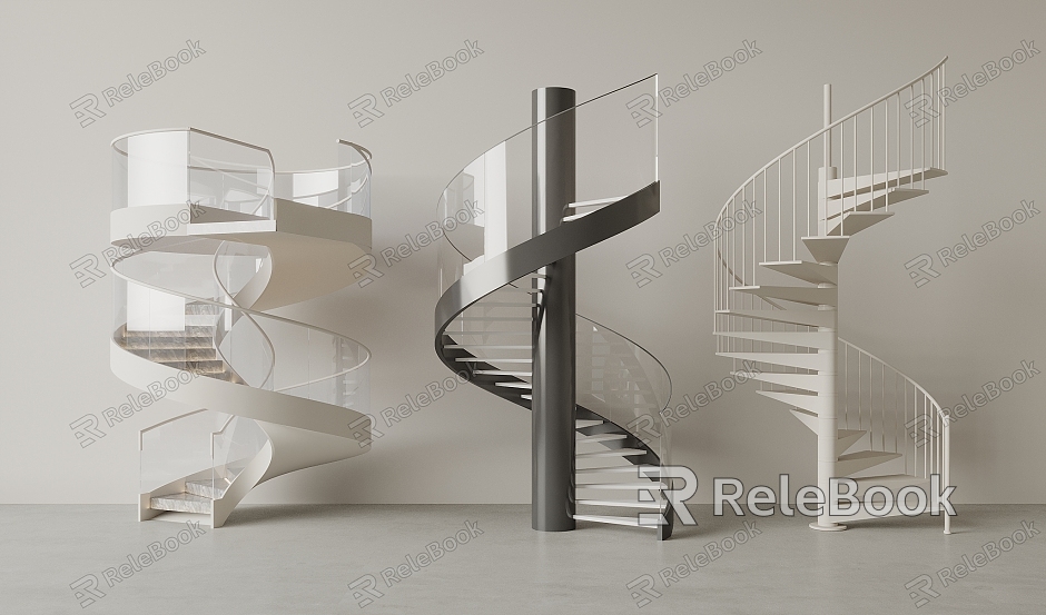 revolving staircase model