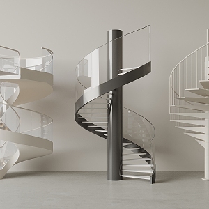 revolving staircase 3d model