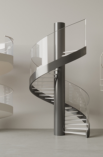 revolving staircase 3d model