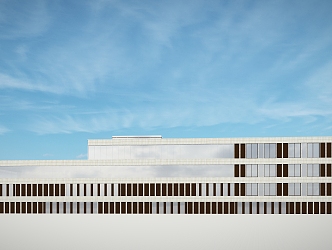 Modern Factory Building Factory Building Office Building 3d model