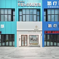 Modern Beauty Hair Salon Interior With Reception Counter Styling Chairs Mirrors And Product