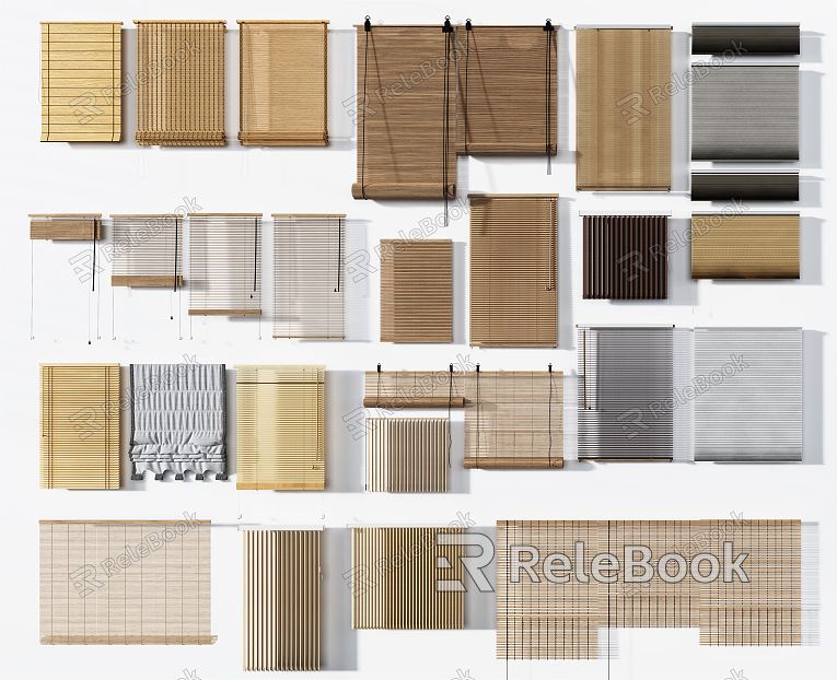 Modern roller blinds venetian blinds model