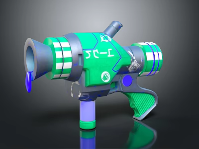 Modern stun gun stun gun stun gun stun gun 3d model