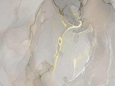 Abstract Gray And Gold Texture Art With Flowing Patterns And Elegant Design 3d model