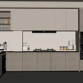Modern Kitchen Interior Design With White And Wood Cabinets Island Counter And Appliances
