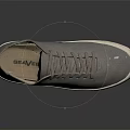 Stylish Gray Low Top Casual Shoes With White Sole And Lace Up For Daily Wear