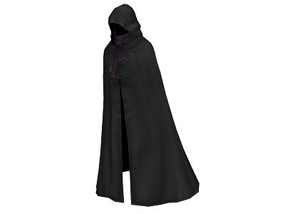 Modern Game Character Magic Robe model