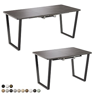 Nordic Simple Dining Table 3d model