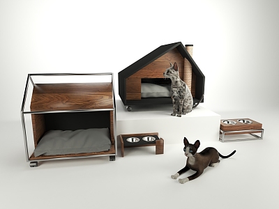 Modern Cat House Cat House 3d model