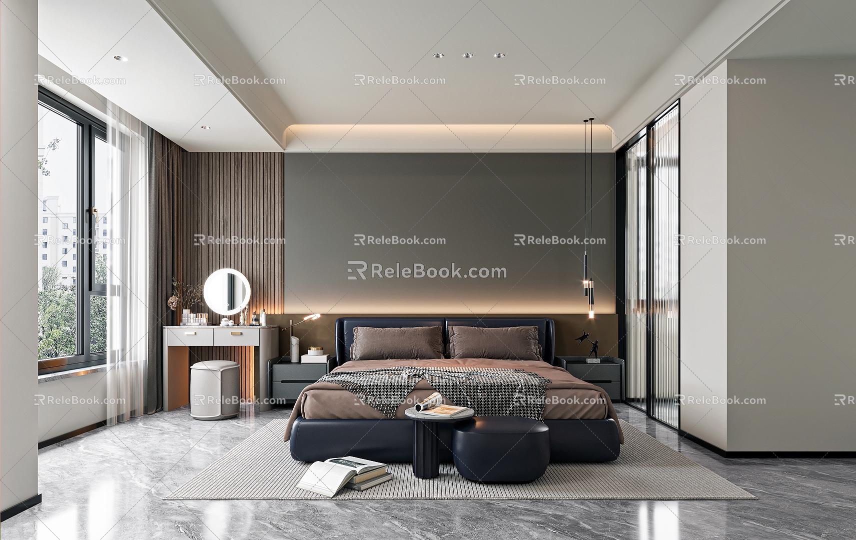 Modern Bedroom 3d model