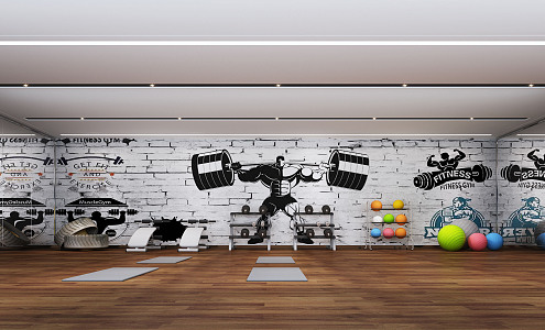 Modern Gym 3d model