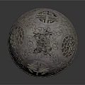 Elegant Spherical Hanging Decor With Chain For Home Living Supplies