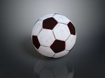 Classic Black And White Soccer Ball As Essential Sports Equipment 3d model