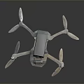 Advanced Modern Drone With Multiple Propellers And Camera Mount Design 3d model