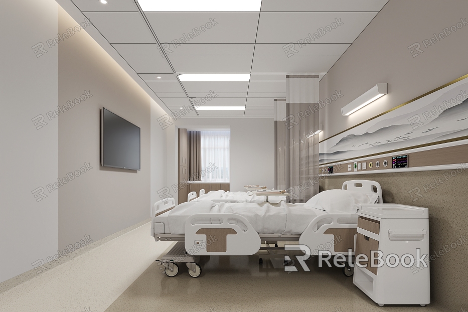 modern hospital ward model