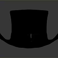 Black Top Hat For Men Women Classic Design With Smooth Surface And Band
