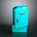 Vintage Turquoise Blizzard Computer Device Featuring Retro Design And Classic Appeal