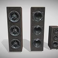 High Quality Floor Standing And Bookshelf Speakers With Wooden Finish Modern Design And Multiple Drivers