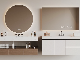 Modern bathroom cabinet 3d model