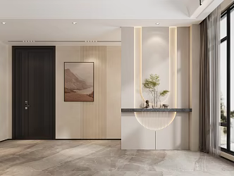 Modern Entrance 3d model