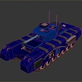 Sci-fi Tank Cartoon Tank Sci-fi Vehicle Sci-fi Vehicle World of Tanks Tank War Anime Tank 3d model