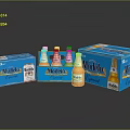 Display Of Modelo Special Beer Bottles And Blue Packaging Boxes On Reflective Surface
