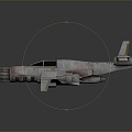 Modern Fighter Fighter Fighter Science Fiction Fighter 3d model