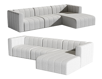 Modern Multiplayer Sofa 3d model