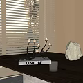 Candle Table Lamp Candlestick Lamp 3d model