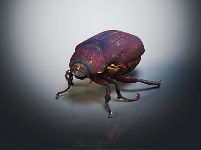 modern beetle insect 3d model