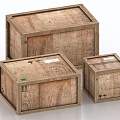 Wooden Crate Wooden Boxes Wooden Boxes Logistics Boxes 3d model