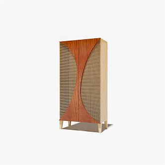 Modern wardrobe cabinet 3d model