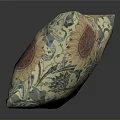 Decorative Home Pillows With Sunflower Patterns And Striped Design In Yellow Beige Tones